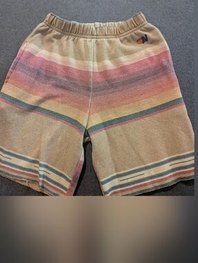Aviator Nation Striped Lounge Shorts